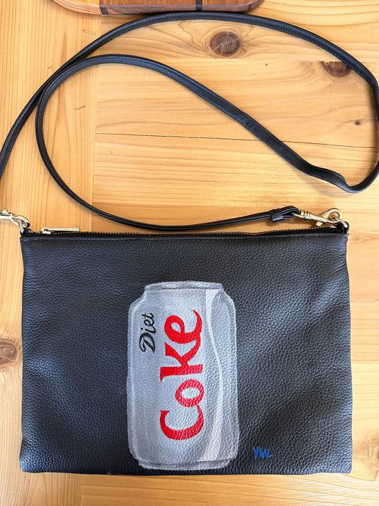 Diet Coke / Black Crossbody