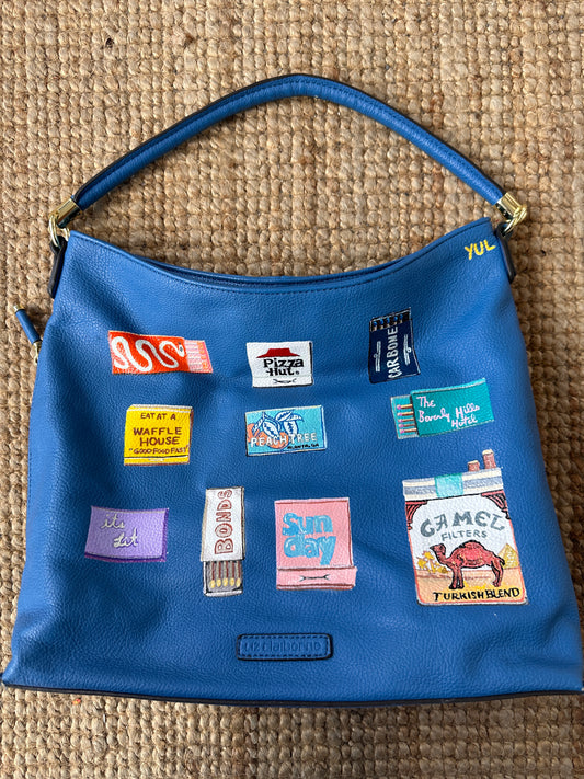 Matchbook Tote / Blue Liz Claiborne Purse