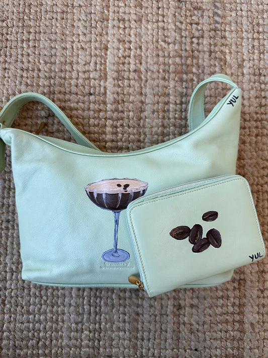 Espresso Martini Please/ Pistachio Gramercy Shoulder Bag