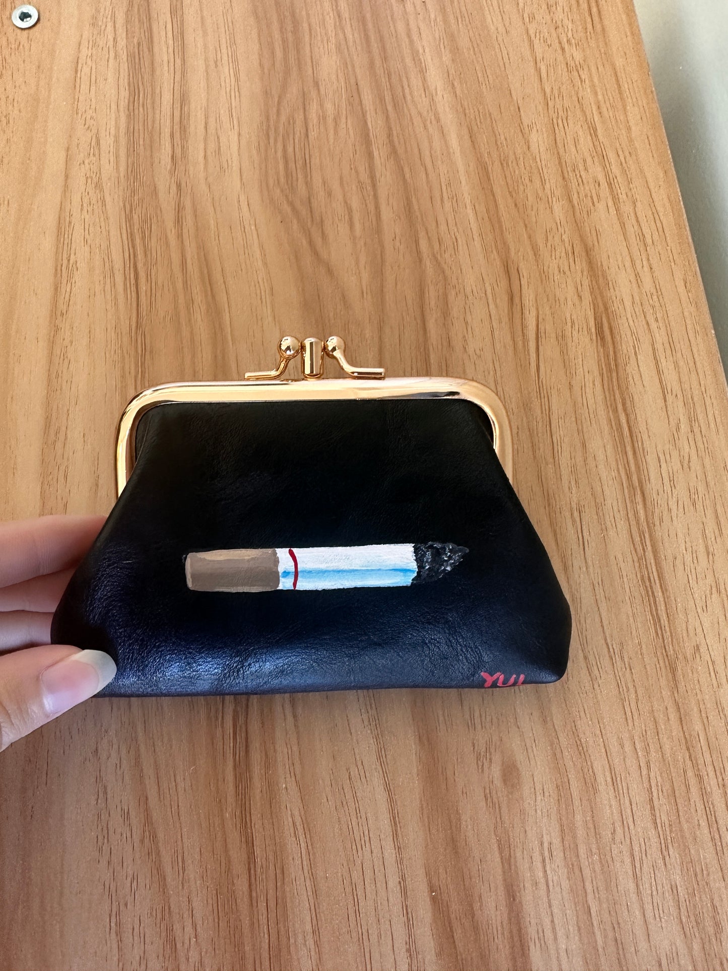 Cigarette Coin Pouch- Black